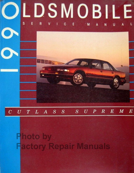 1990 Oldsmobile Cutlass Supreme Factory Service Manual