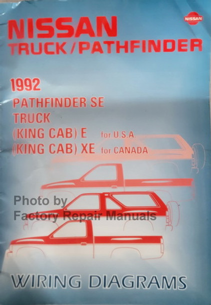 1992 Nissan Truck and Pathfinder Electrical Wiring Diagrams