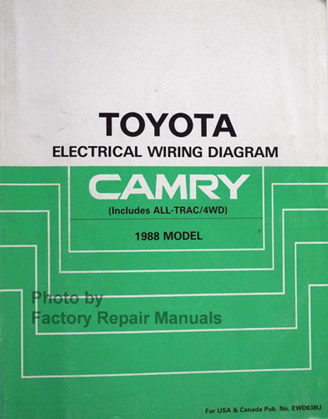 1988 Toyota Camry Wiring Diagrams 