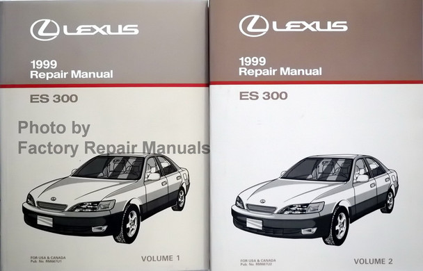 1999 Lexus ES 300 Repair Manual Volume 1, 2