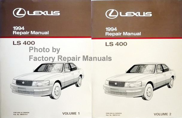 1994 Lexus LS400 Repair Manual Volume 1, 2