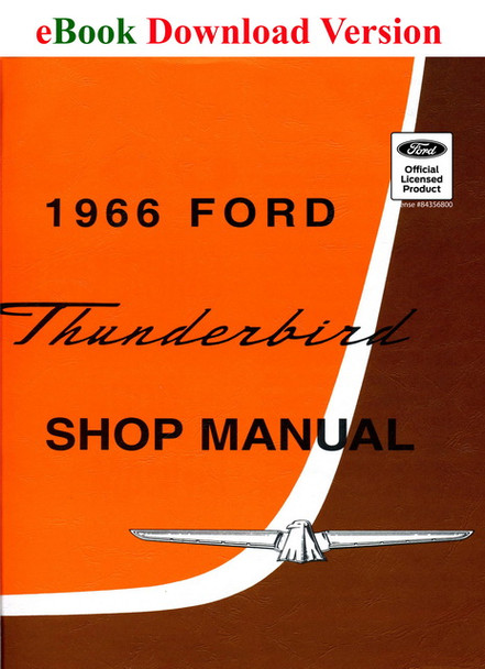 1966 Ford Thunderbird Shop Manual