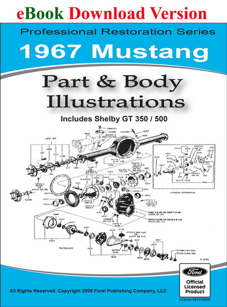1967 Ford Mustang Part and Body Illustrations Download