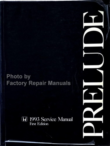 1993 Honda Prelude Service Manual
