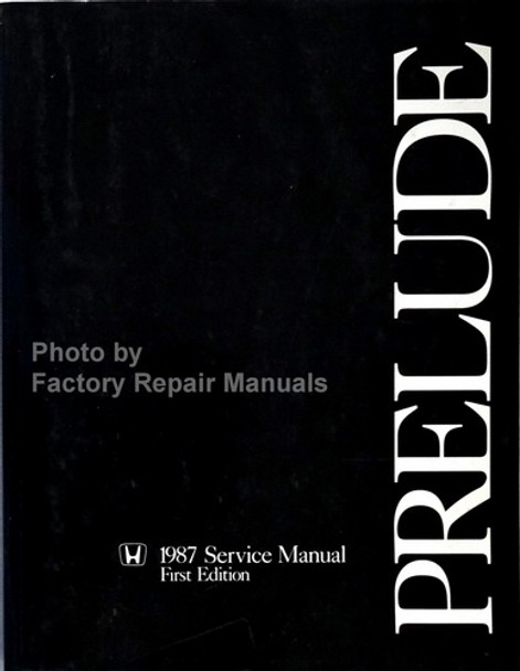 1987 Honda Prelude Service Manual