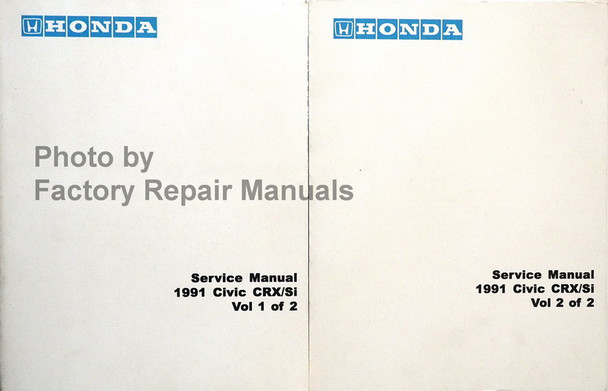 1991 Honda Civic CRX / Si Service Manual