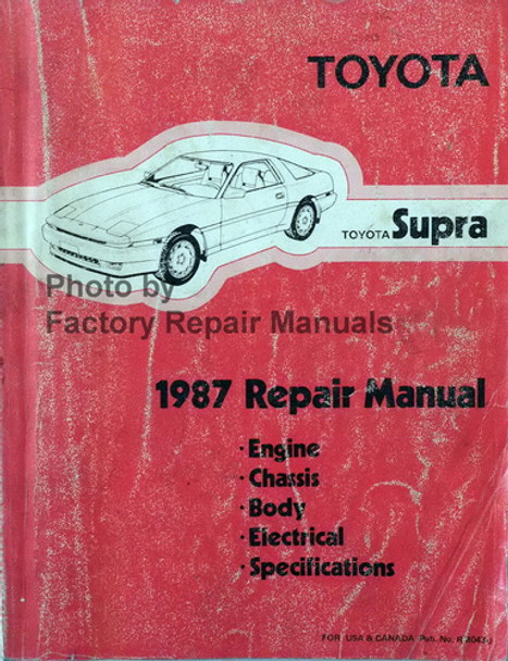 1987 Toyota Supra Repair Manual