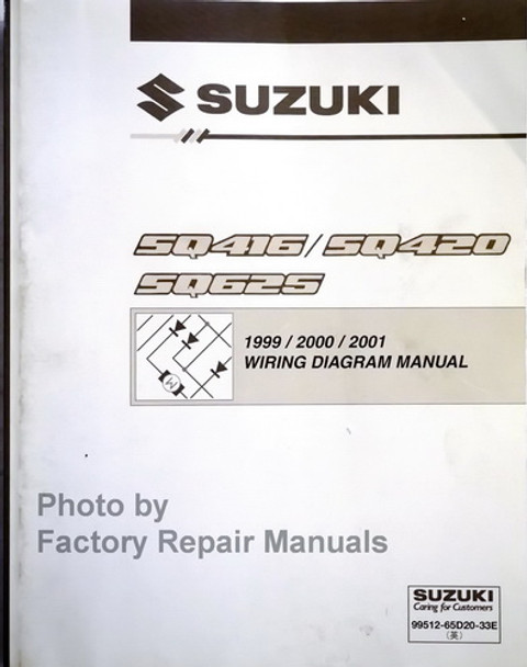 1999-2001 Suzuki SQ416/SQ420/SQ625 Wiring Diagrams