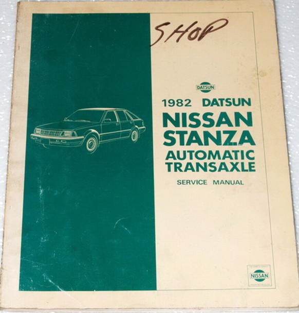 1982 Datsun / Nissan Stanza Automatic Transaxle Service Manual Supplement