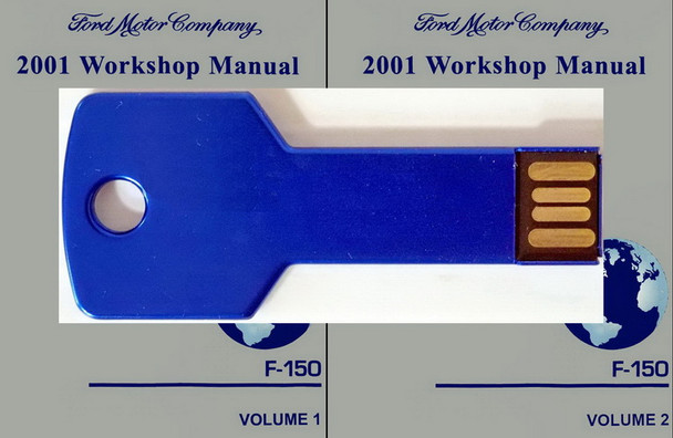 2001 Ford F-150 Workshop Manuals on USB