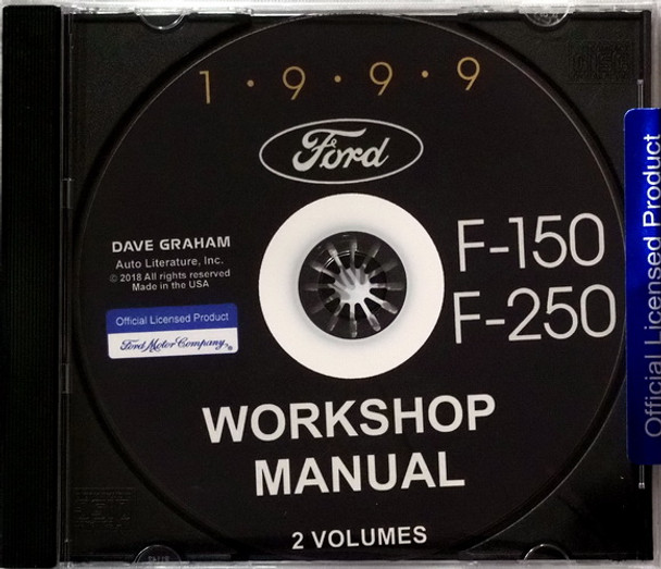 1999 Ford F-150 F-250 Workshop Manuals on CD