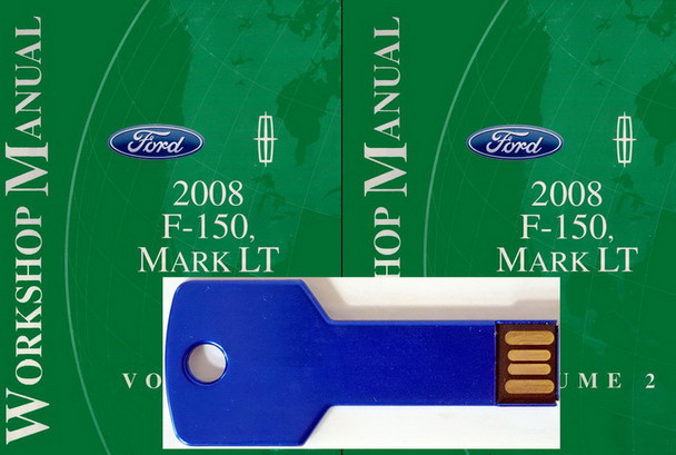 2008 Ford F-150, Mark Lincoln LT Workshop Manuals on USB