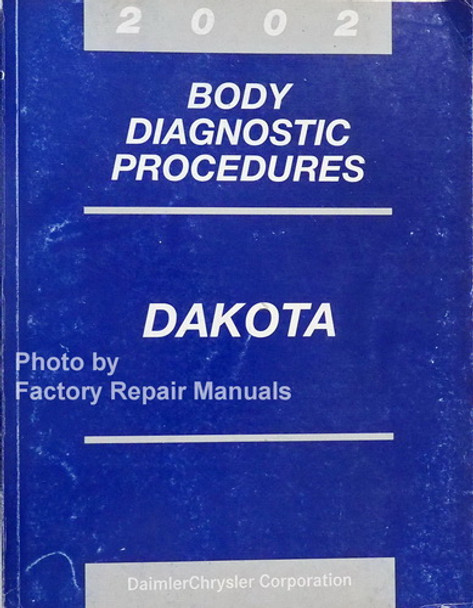 2002 Dodge Dakota Body Diagnostic Procedures 