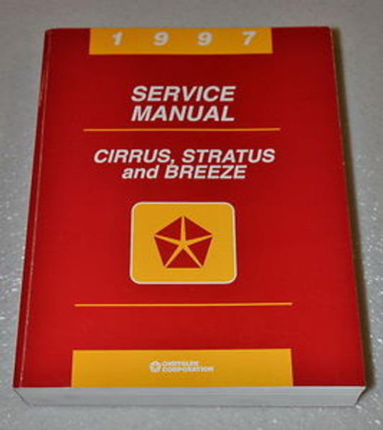 1997 Chrysler Cirrus Dodge Stratus Plymouth Breeze Factory Shop Service Manual