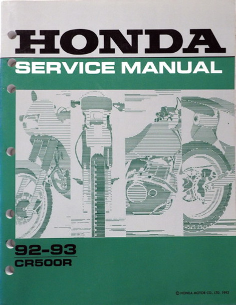 1992 1993 Honda CR500R Service Manual