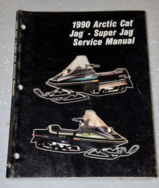 1990 Arctic Cat Super Jag, Deluxe Snowmobile Factory Shop Service Repair Manual