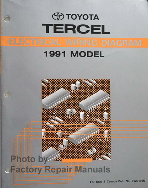 1991 Toyota Tercel Electrical Wiring Diagrams
