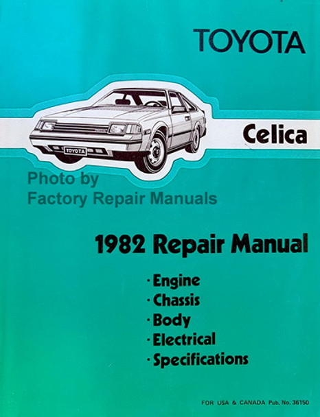 1982 Toyota Celica Repair Manual