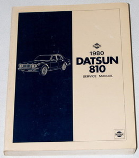 1980 Datsun 810 Factory Service Manual Original Shop Repair