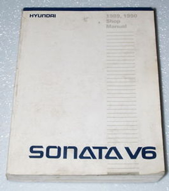 1989 1990 HYUNDAI SONATA Factory Dealer Shop Service Repair Manual GL GLS V6