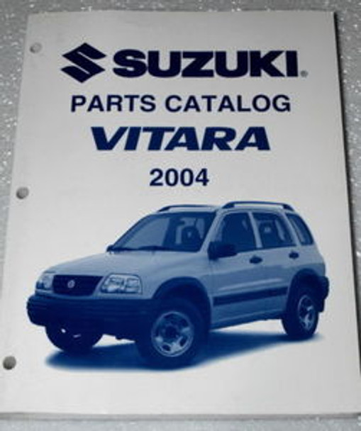 2004 Suzuki Vitara Original Parts Catalog Manual