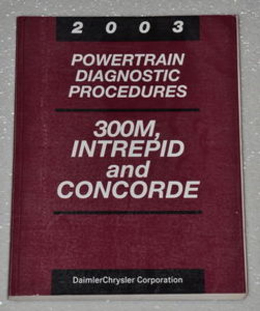 2003 Chrysler Concorde LHS Dodge Intrepid Powertrain Diagnostics Service Manual