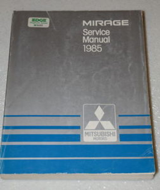 1985 Mitsubishi Mirage Service Manual 