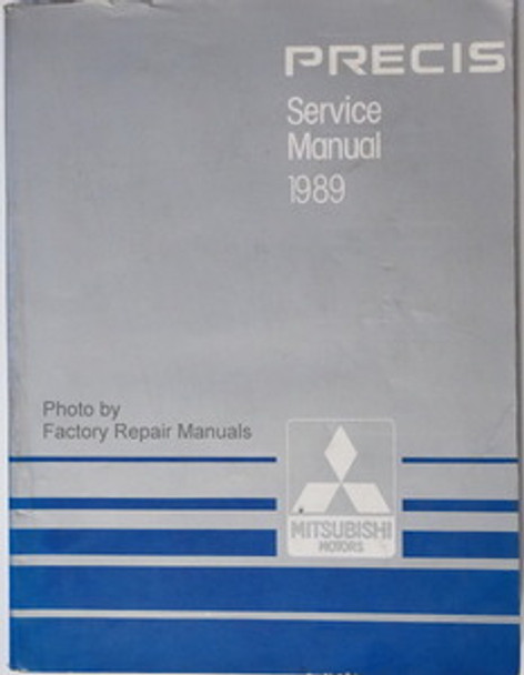 1989 Mitsubishi Precis Service Manual