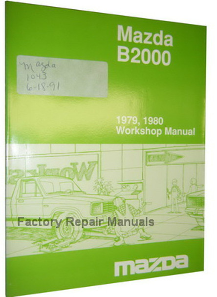 Mazda B2000 1979 1980 Workshop Manual