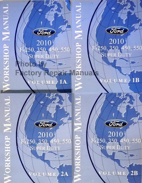 Ford 2010 F-250, 350, 450, 550 Super Duty Workshop Manual Volume 1, 2