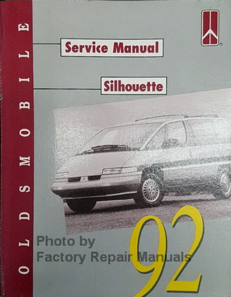 1992 Oldsmobile Silhouette Service Manual 