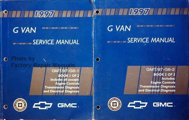 1997 G Van Service Manual Chevrolet GMC Volume 1 and 2