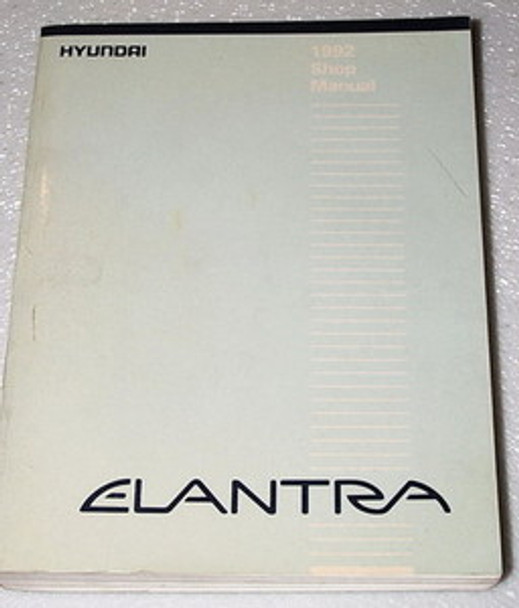 1992 Hyundai Elantra Service Manual