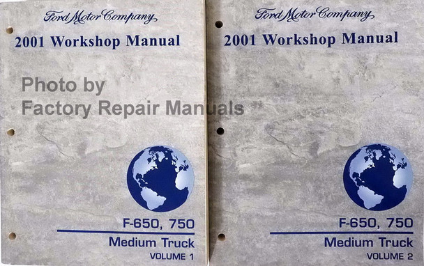 2001 Ford F-650, 750 Medium Truck Workshop Manual Volume 1, 2