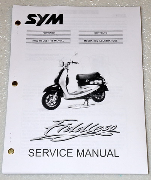 1999-2005 SYM Fiddle 50 Scooter Service Manual 