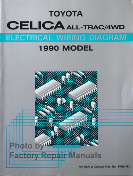 1990 Toyota Celica All-Trac 4WD Electrical Wiring Diagrams