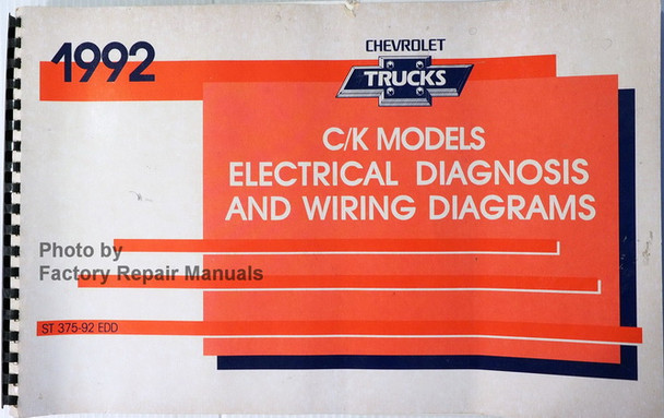 1992 Chevy C K Pickup Truck Suburban Blazer Electrical ... 1946 chevy 1 5 ton truck wiring diagram 