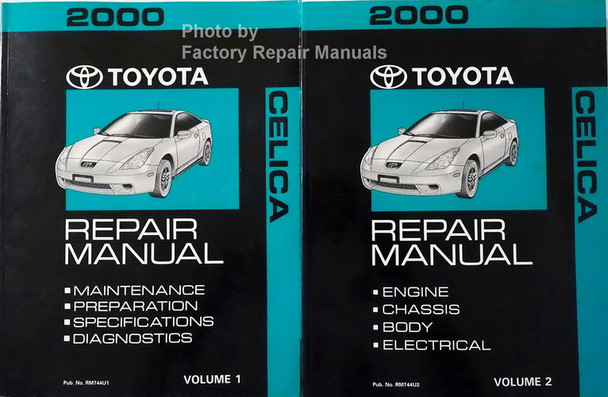 2000 Toyota Celica Repair Manuals Volume 1, 2