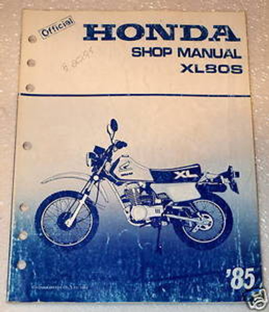 1985 Honda XL80S Service Manual
