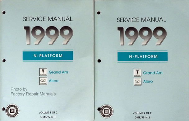 GM 1999 N Platform Grand Am Alero Service Manual Volume 1, 2