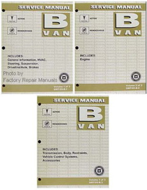 2005 Pontiac Aztek & Buick Rendezvous Shop Service Repair Manual Set