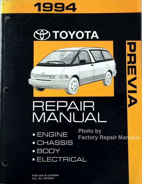 1994 Toyota Previa Repair Manual