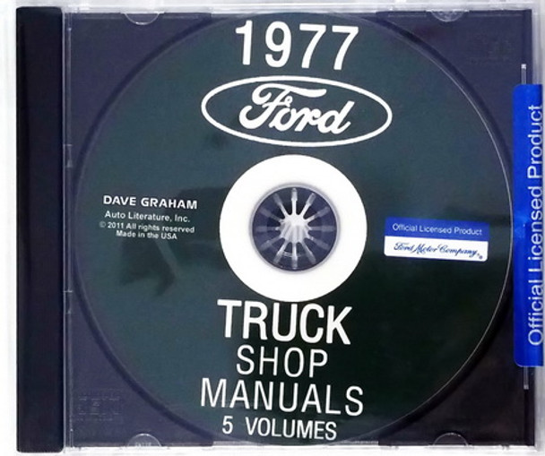 1977 Ford Truck Shop Manuals 5 Volumes