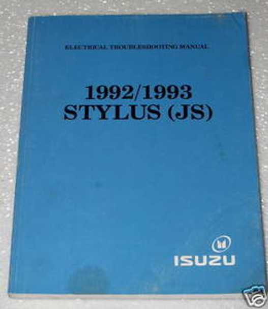 1992 1993 Isuzu Stylus Electrical Troubleshooting Manual