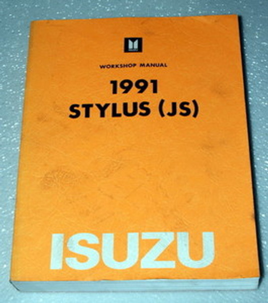 1991 Isuzu Stylus Factory Service Manual Original Shop Repair