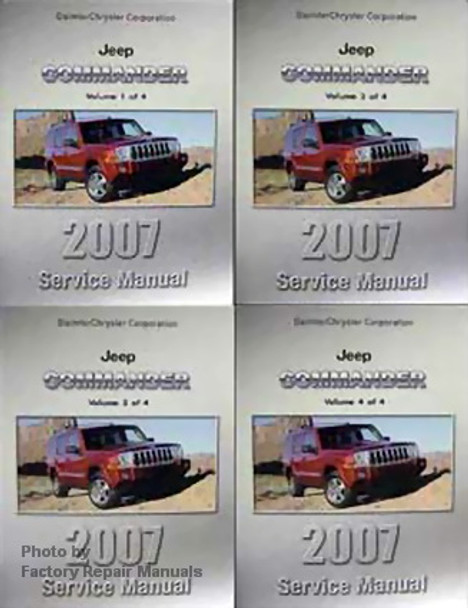 2007 Jeep Commander Service Manual Volume 1, 2, 3, 4