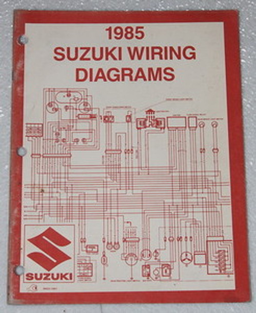 1984 SUZUKI Motorcycle and ATV Electrical Wiring Diagrams Manual 84 "E" Models