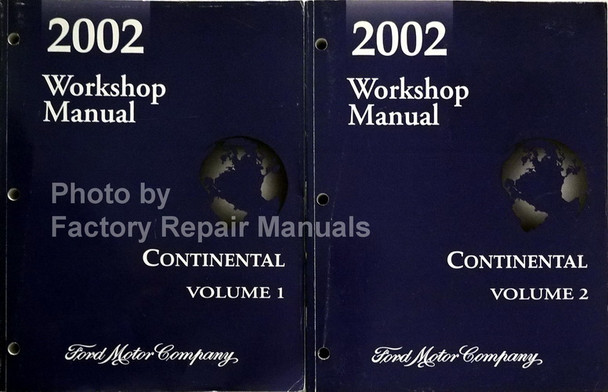 2002 Workshop Manual Continental Volume 1, 2