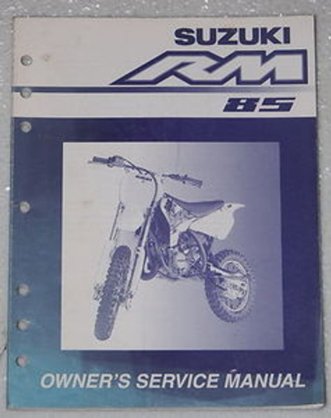 2002 Suzuki RM85 Owner's Service Manual