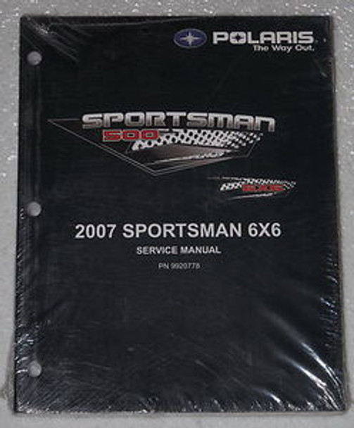 2007 Polaris Sportsman 500 6X6 Factory Service Manual 